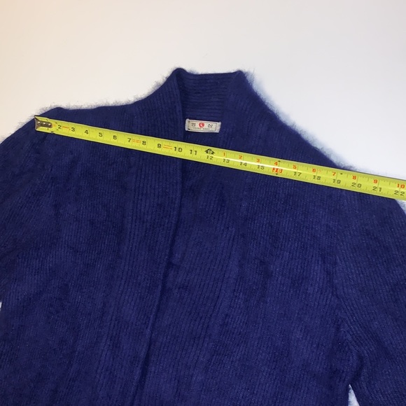 Young Sang Vintage Blue Angora Cardigan - Women’s Size Medium - Picture 9 of 9